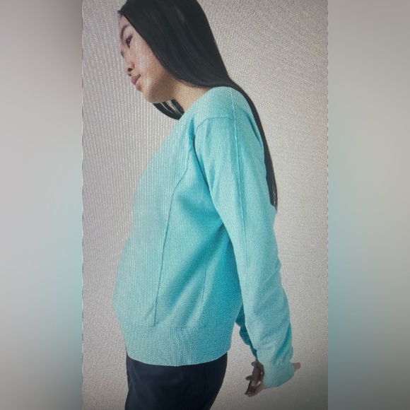 Athleta sundown sweatshirt II size 2X gulf green nwt - Picture 3 of 10